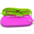 novel portative zipper candy color silicone glasses case